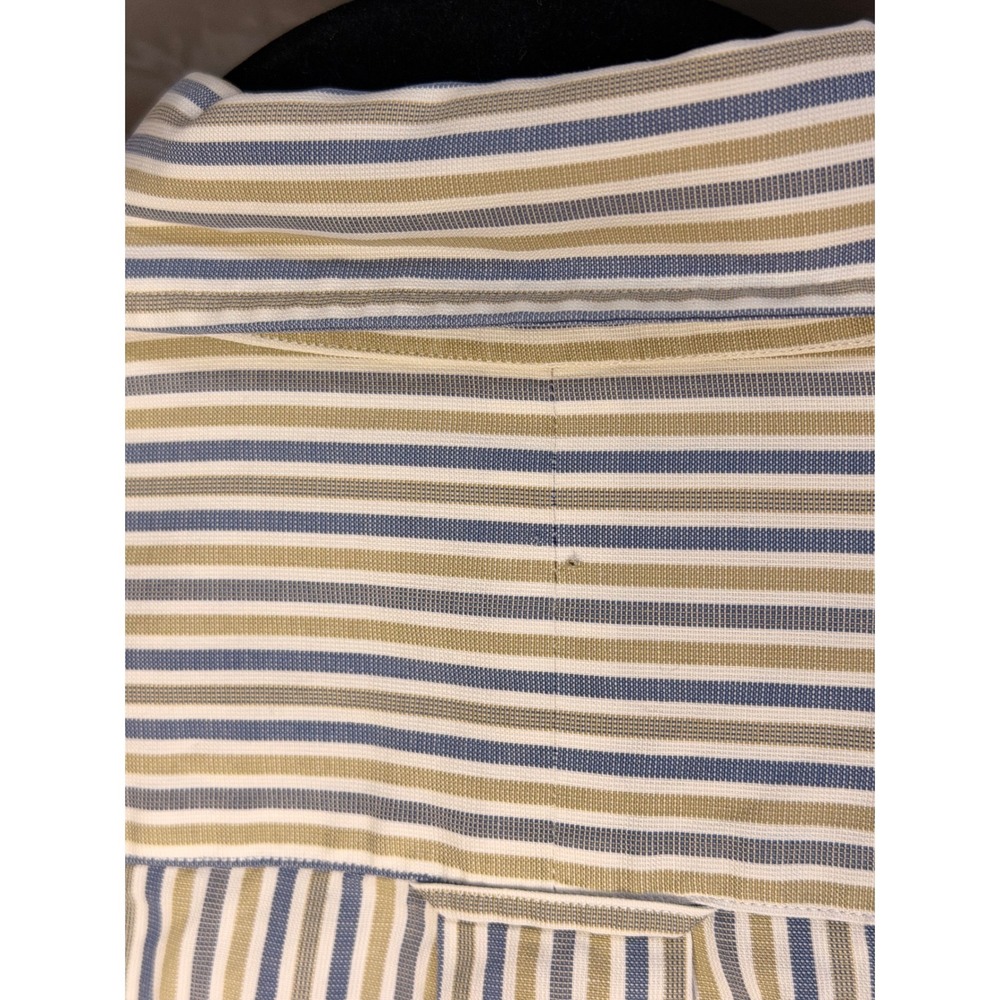 Nordstrom Classic Men's Striped Long Sleeve Button Down Shirt Size 16 1/2 35 - Picture 4 of 8